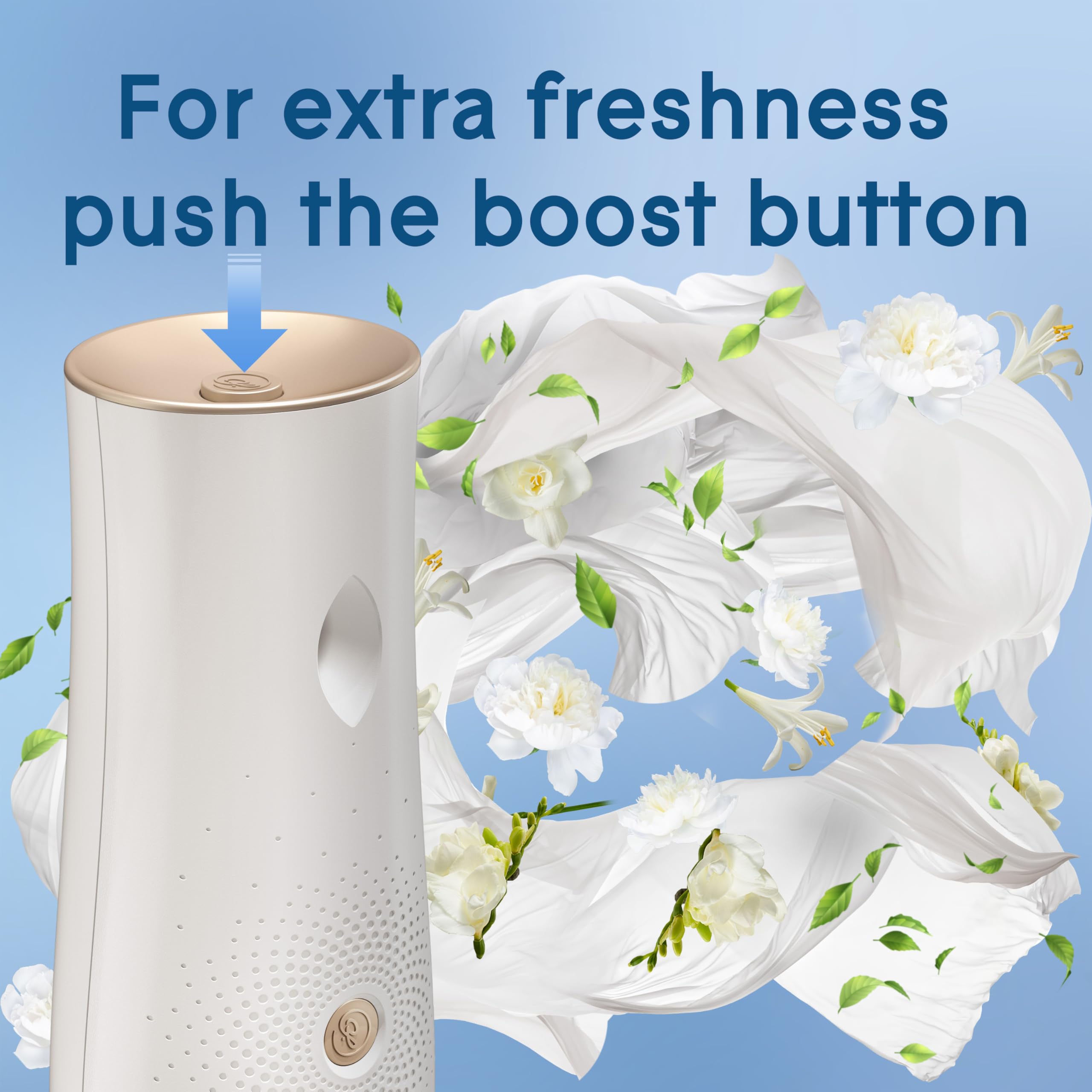 Glade Automatic Spray Refill & Holder Kit - 6.2 Oz Air Freshener for Home, Bathroom & Office - Clean Linen Scent - 2 Pack - Eliminate Odors & Freshen Air in Living Rooms, Bedrooms & Small Spaces