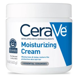 CeraVe Moisturizing Cream for Hands and Body | 19 oz | Fragrance-Free & Non-Greasy | with Hyaluronic Acid & Ceramides | Daily Hydration for Dry Skin | Perfect for Home, Office, and Travel Use