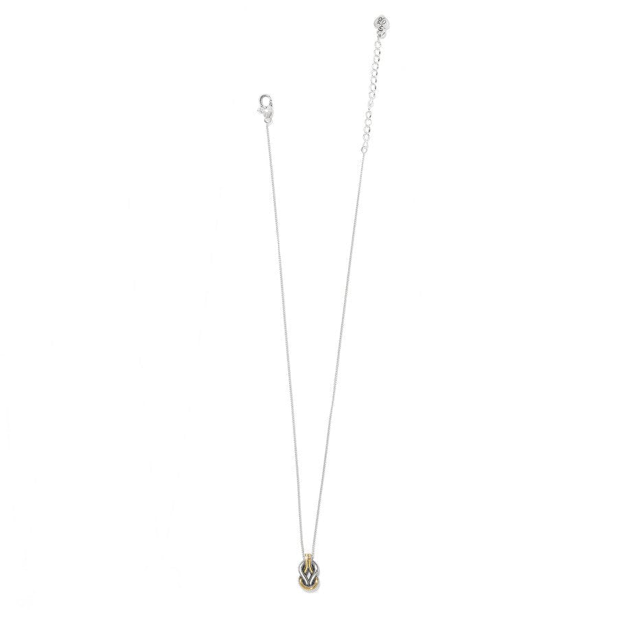 Interlok Harmony Two Tone Petite Necklace for Women - Elegant Gold & Silver Layered Chain Necklace - Perfect for Everyday Wear, Date Night & Gifts