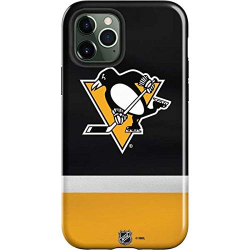 Skinit Impact Phone Case for iPhone 12 Pro Max - Officially Licensed NHL Pittsburgh Penguins Jersey Design | Durable Protection & Stylish Sports Fan Accessory | Perfect for Hockey Games, Daily Use & Gift Giving