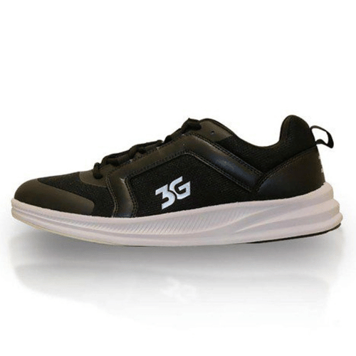3G Unisex Kicks II Black Bowling Shoes - Comfortable & Durable for Men & Women - Perfect for League Play, Tournaments & Casual Bowling Nights