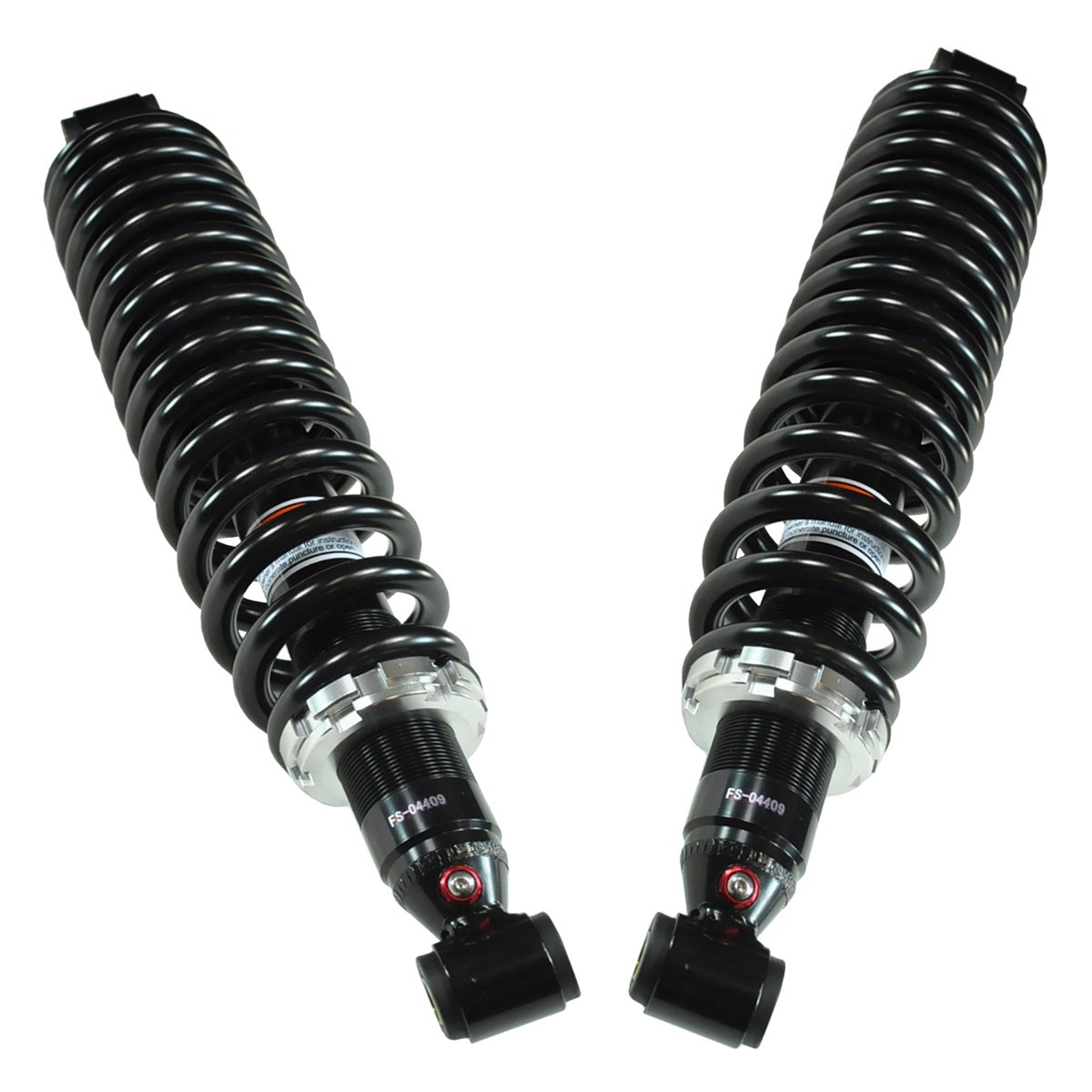2 Rear Gas Shocks for Yamaha Rhino 660 (2005-2007) & Rhino 450 (2006-2009) - Heavy Duty Replacement Suspension Parts for Off-Road ATV & UTV Riding, Hunting, and Farm Work