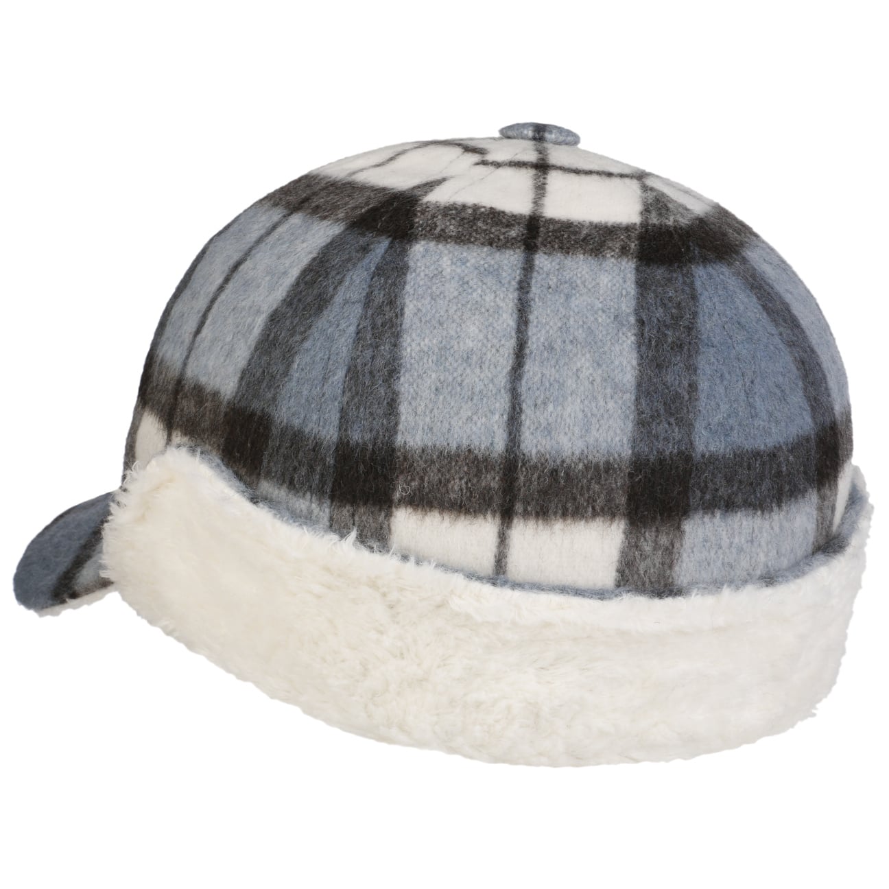 Stylish Mayser Taja Check Cap with Ear Flaps - Winter Warm Hat for Men & Women - Perfect for Skiing, Snowboarding & Outdoor Activities