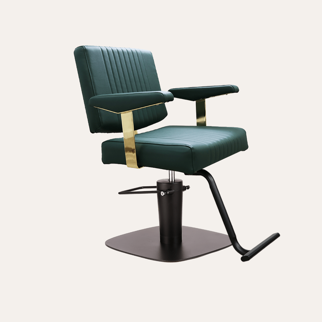 ATHENA Professional Salon Chair - Adjustable Hydraulic Styling Chair for Hairdressers & Barbers - Perfect for Salons, Barber Shops & Home Use