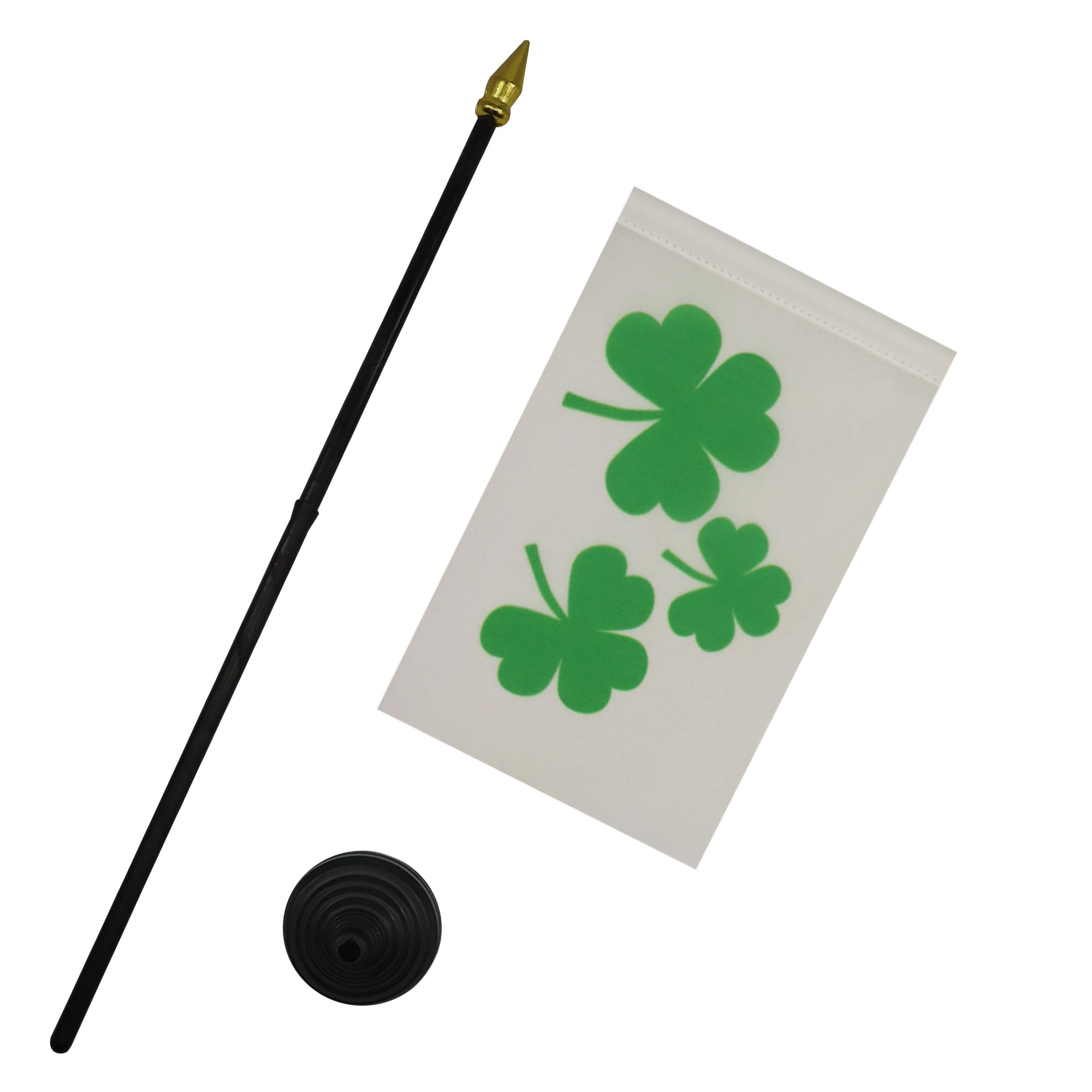 Irish Shamrock Table Flag 4