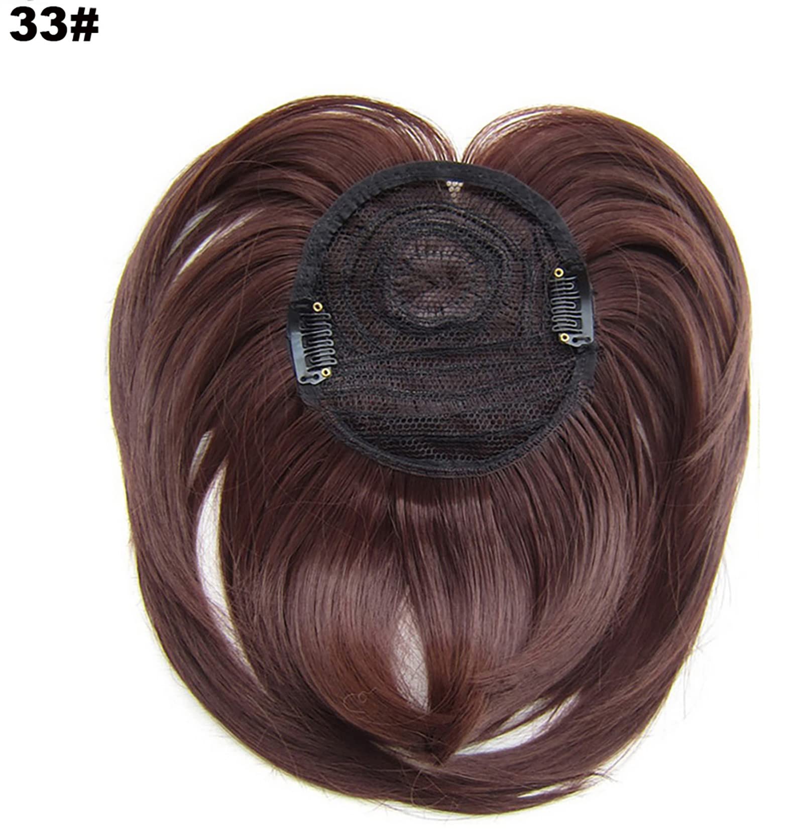 Fashionable Clip-In Bangs Hair Topper for Women - Silky Soft Clip-On Fringe Wig for Instant Volume & Style - Perfect for Daily Wear, Cosplay & Hair Loss Solutions