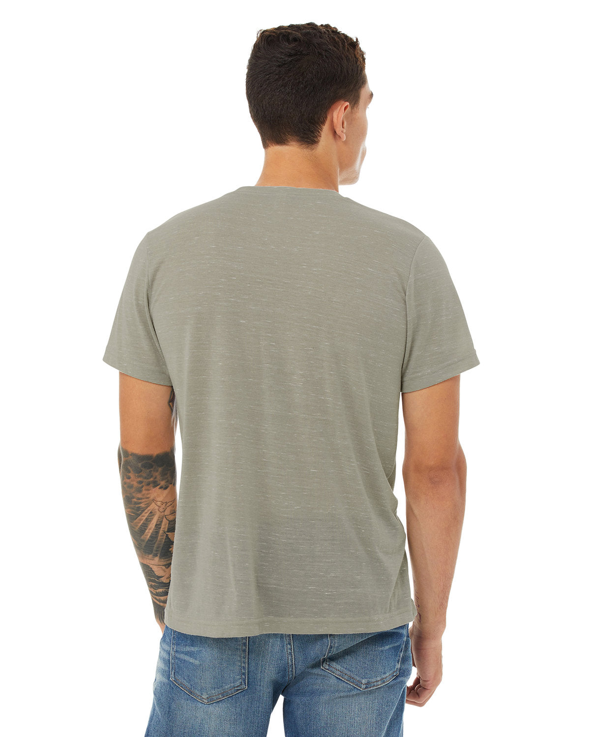 Bella + Canvas 3650 Unisex Poly Cotton Short Sleeve T-Shirt - Soft Comfortable Crew Neck Tee for Men & Women - Perfect for Casual Wear, Gym, Workout & Everyday Outfits