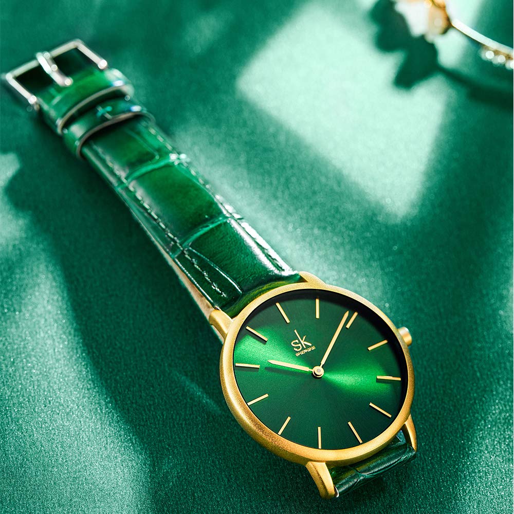 Elegant Genuine Leather Women's Watch - Simple Creative Business Wristwatch for Ladies | Perfect for Office, Formal Events & Everyday Wear