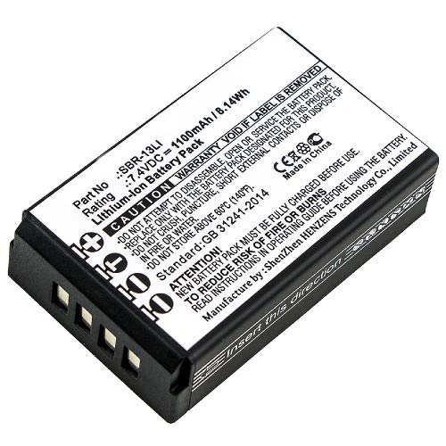 Synergy Digital 2-Way Radio Replacement Battery - 7.4V 1100mAh Li-ion High Capacity Battery for Horizon SBR-13LI Walkie Talkie - Perfect for Outdoor Adventures, Construction Sites & Emergency Communication