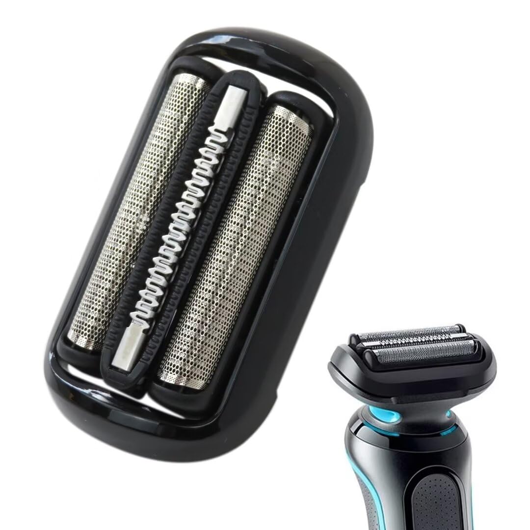 Upgraded 53B 6020s, 6040cs, 6075cc, 6072cc, 6090cc Replacement Shaver Heads for Braun Series 5 & 6 Electric Shavers - Compatible with All Generations - Perfect for Travel, Home, and Daily Grooming