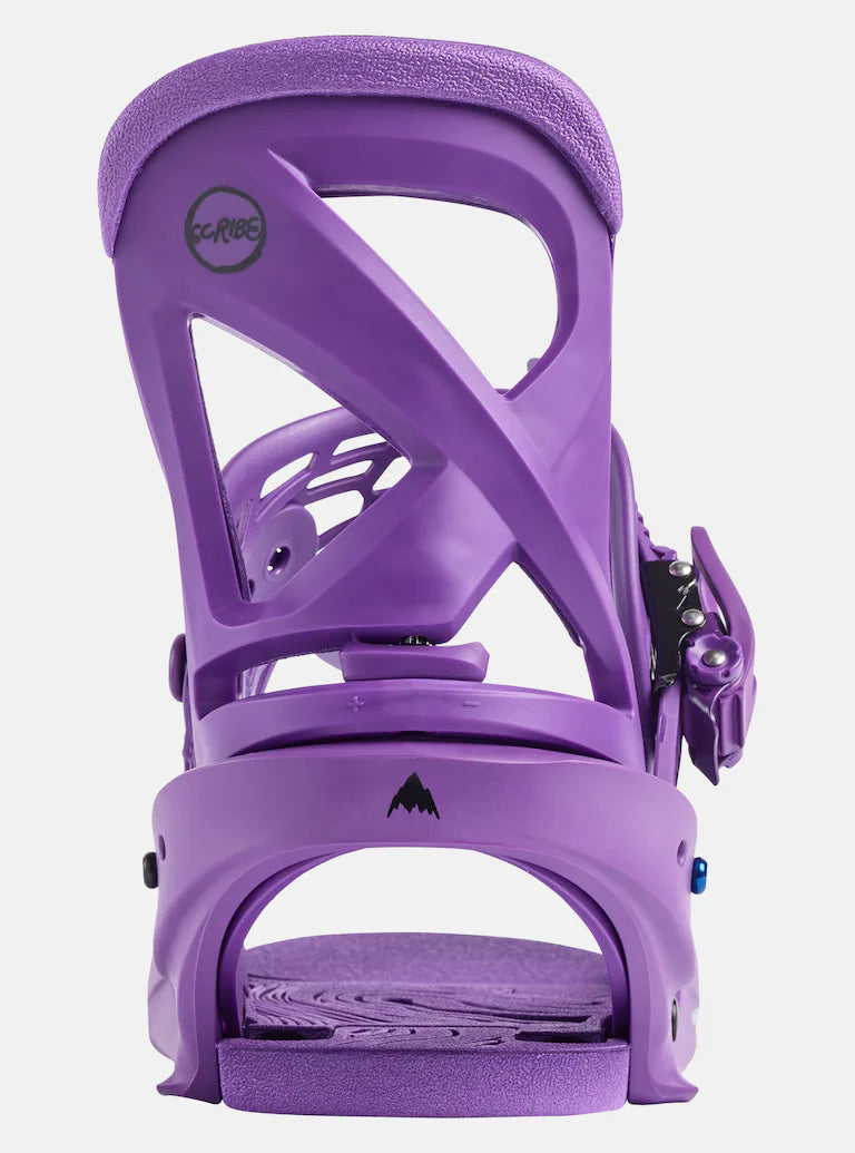 Burton Scribe Snowboard Bindings 2025 - Premium All-Mountain Snowboard Bindings for Men & Women | Perfect for Freeride, Park & Powder Snowboarding