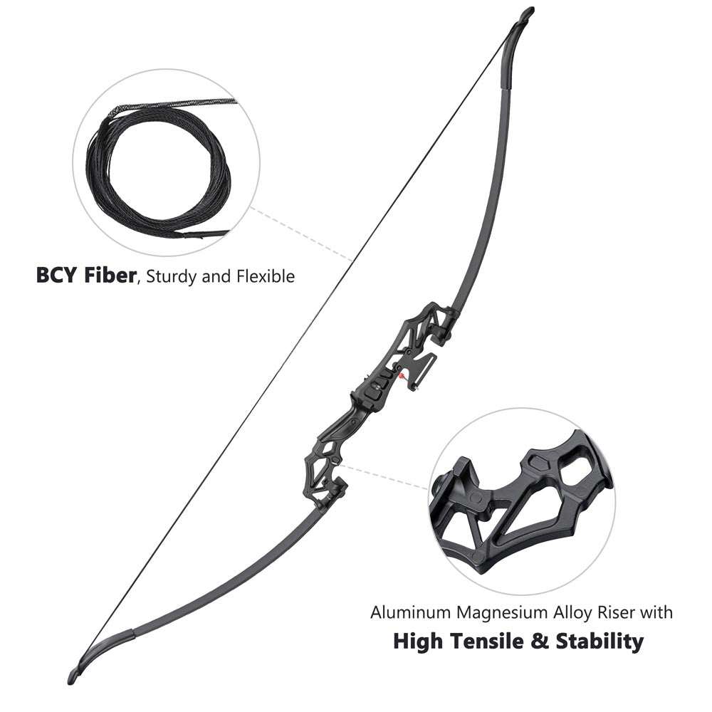 TheLAShop Recurve Bow for Hunting - 53