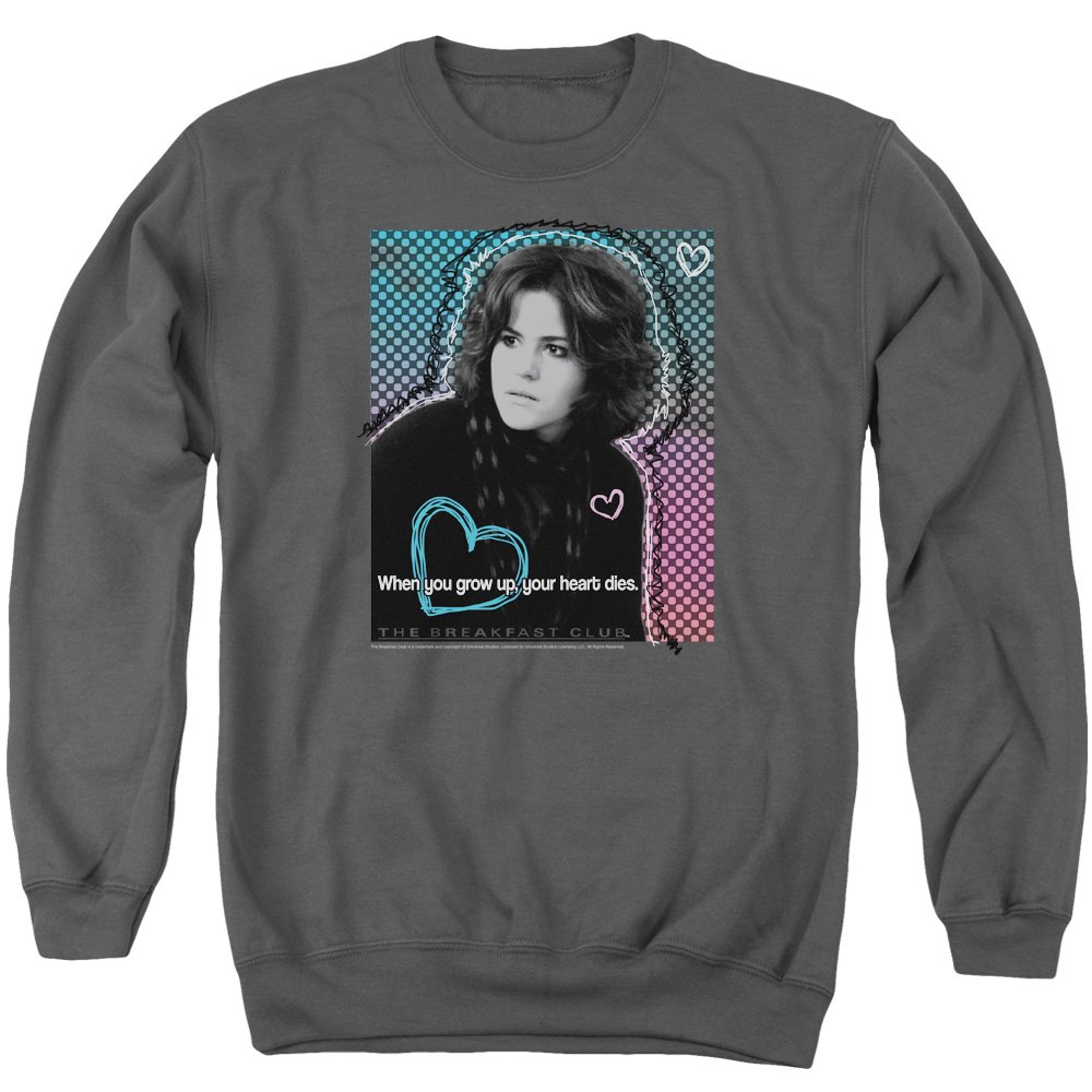 Breakfast Club Heart Dies Unisex Crewneck Sweatshirt for Men & Women - Casual Wear, Movie Inspired Fashion, Streetwear & Gift Idea