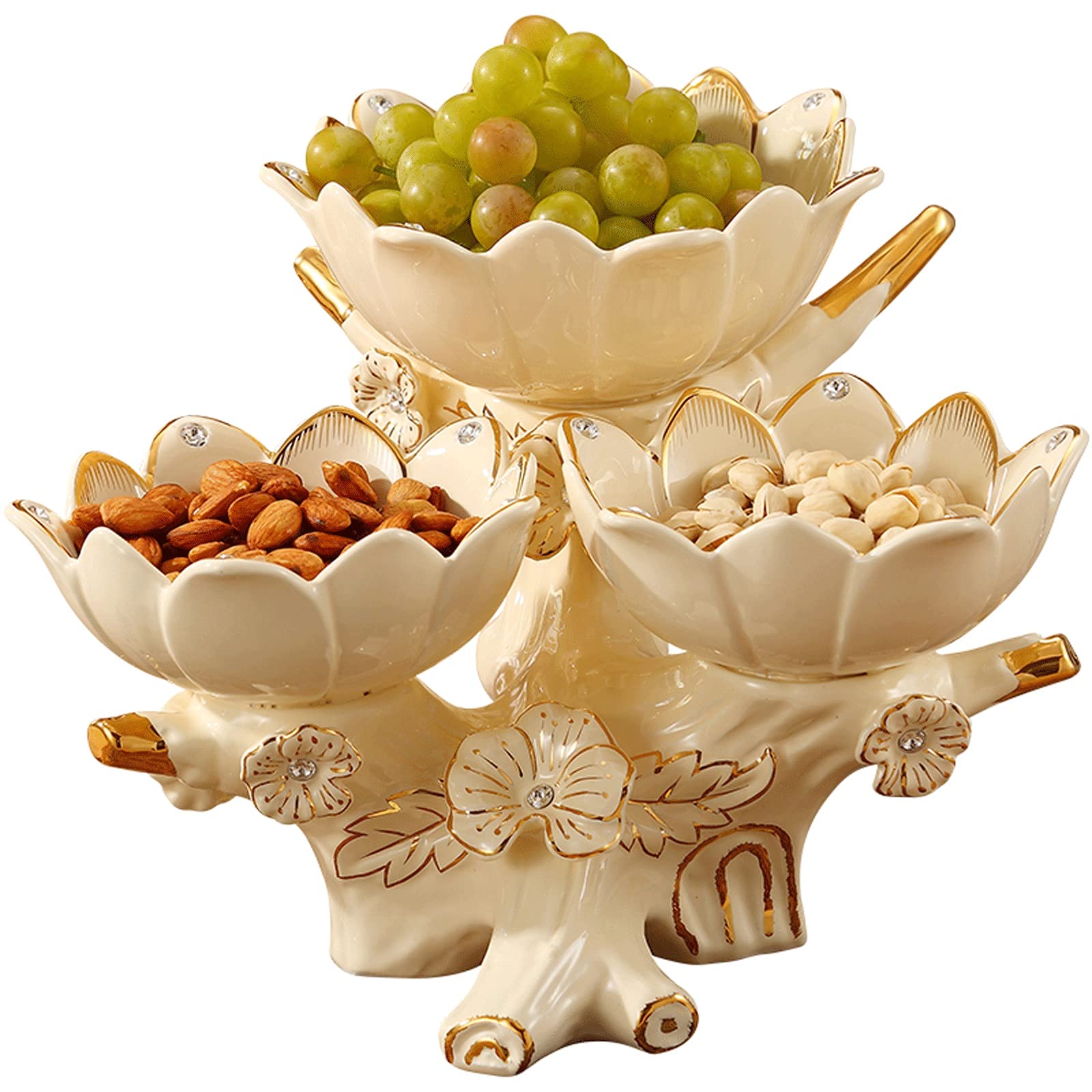 Creative Modern Fruit Bowl Basket - Stylish Living Room Candy Dish & Storage Container for Fruits, Snacks, and Decor | Perfect for Kitchen Counter, Dining Table, and Party Serving