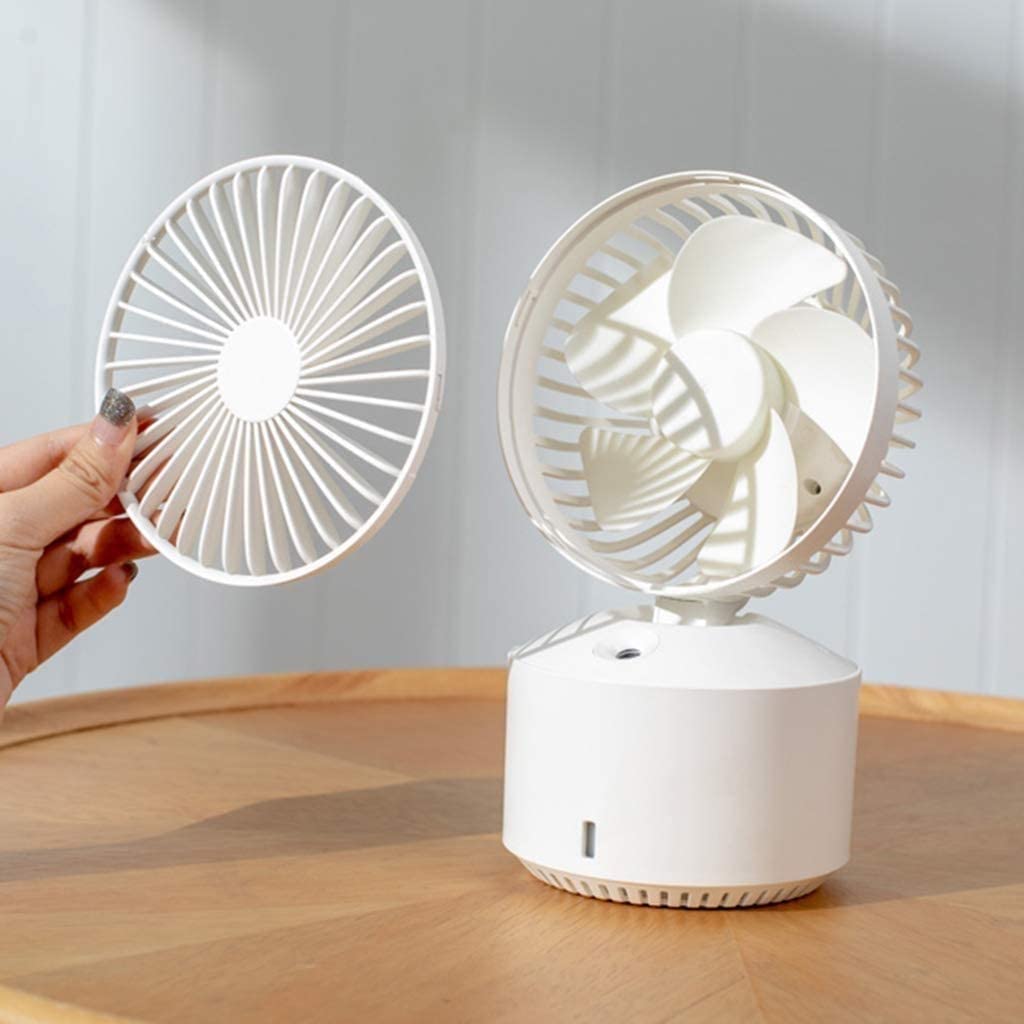 Portable Clip Fan with Cord - 3 Speed Adjustable Strong Airflow, Sturdy Clamp Small Desk Fan for Office, Bedroom, Dorm & Travel - Quiet Personal Cooling Fan (Green)