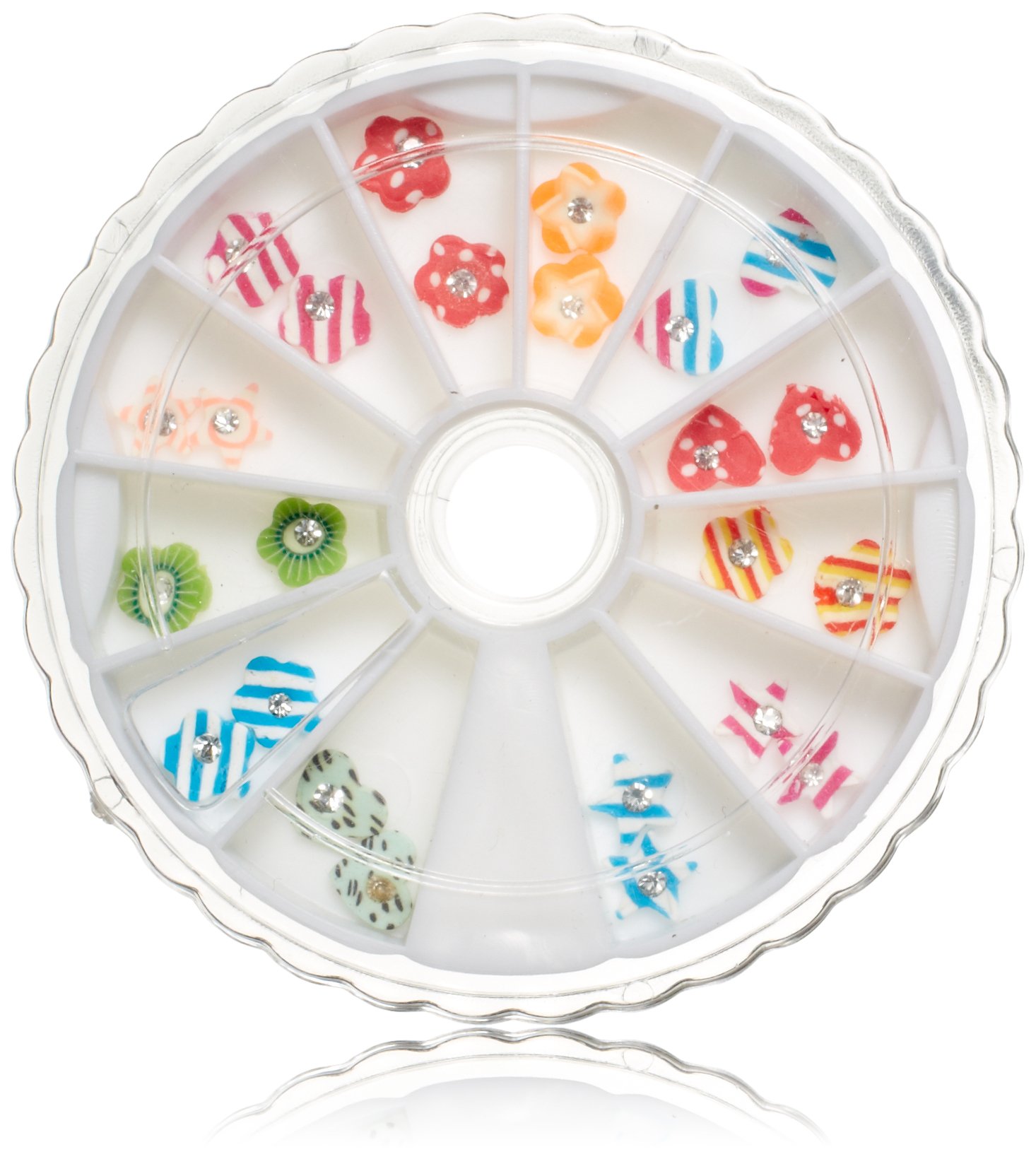 SHANY Cosmetics 3D DIY Large Nail Art Decorations - Cute Nail Stickers, Gems & Rhinestones for Manicure & Pedicure - Perfect for Parties, Weddings, and Special Occasions
