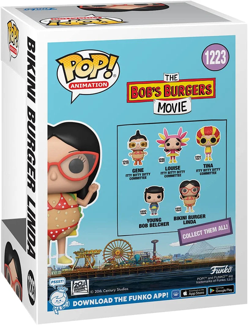 Bobs Burgers Movie Bikini Burger Linda #1223 - Collectible Action Figure for Fans & Display - Perfect for Home Decor, Office Display, and Bob's Burgers Merchandise Collection