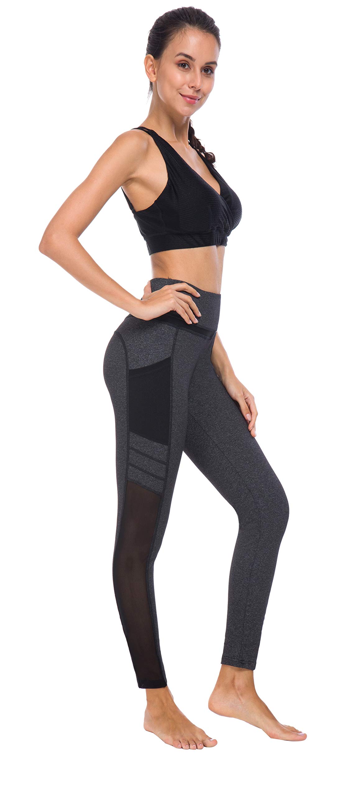 Munvot Women's High Waisted Yoga Pants with Tummy Control - Workout Leggings for Women, Athletic Compression Pants for Yoga, Gym, Running & Everyday Wear
