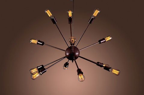 JAC D'LIGHTS Jackstone Crystal Chandelier - Elegant Modern Ceiling Light Fixture for Dining Room, Living Room & Bedroom Decor
