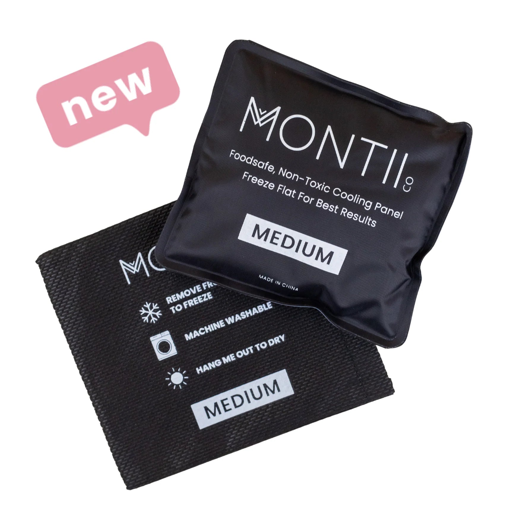 MontiiCo Ice Pack 2.0 - Medium Size Reusable Gel Cold Compress for Injuries, Pain Relief & Muscle Recovery | Perfect for Sports, First Aid & Post-Surgery Recovery