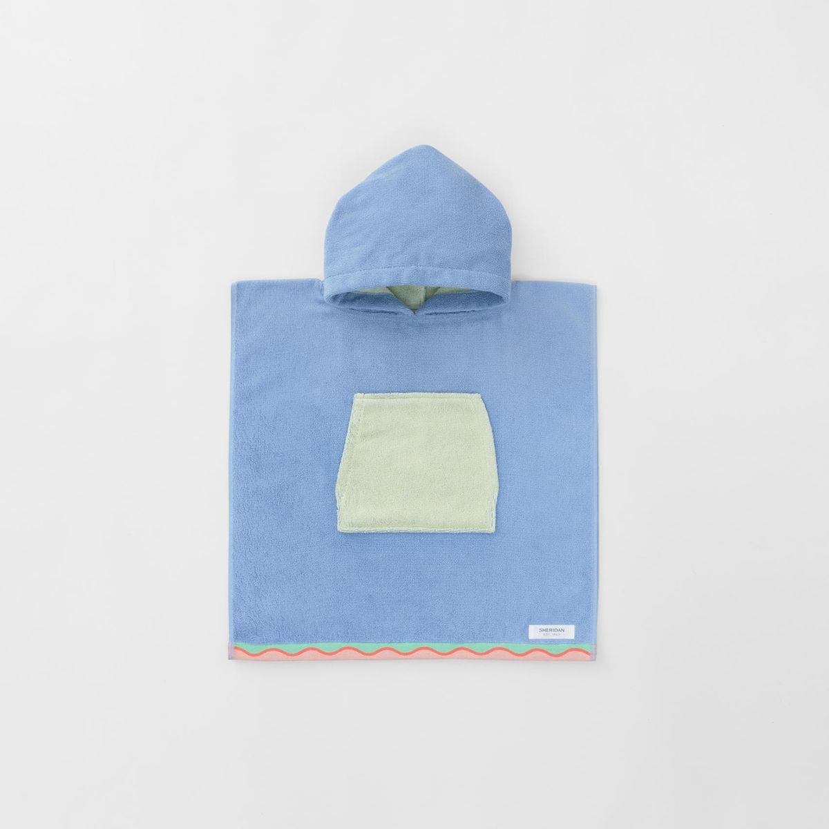 Sheridan Kids Mini Beach Towel Poncho - Soft & Absorbent Quick-Dry Swim Cover Up for Boys & Girls - Perfect for Pool, Beach, Water Park & Summer Activities