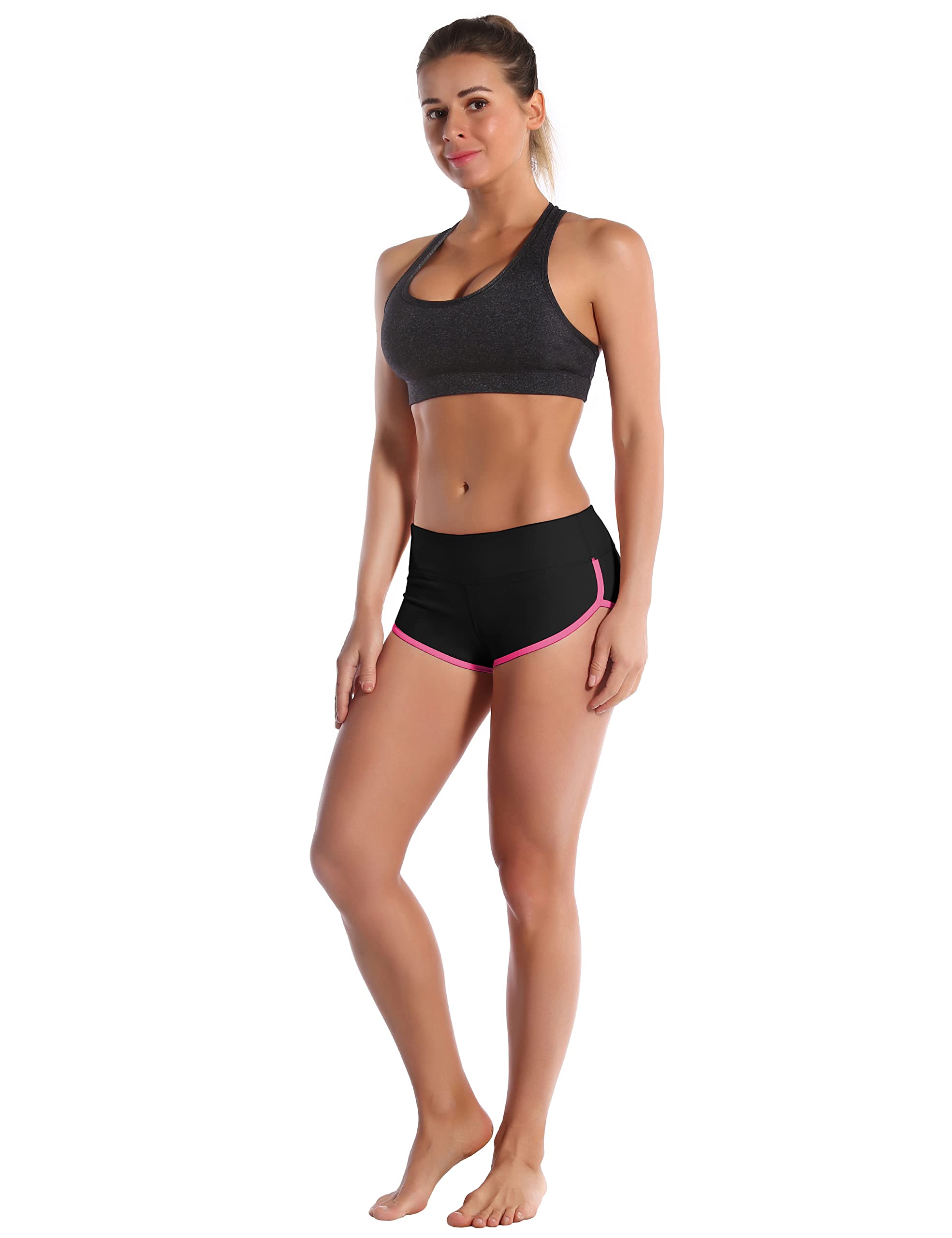 BUBBLELIME Women's Sexy Booty Yoga Shorts - XS to XXL High Waisted Tummy Control Workout Shorts for Running, Fitness & Yoga | Moisture Wicking, UPF 30+ Sun Protection | Perfect for Gym, Pilates & Summer Activities