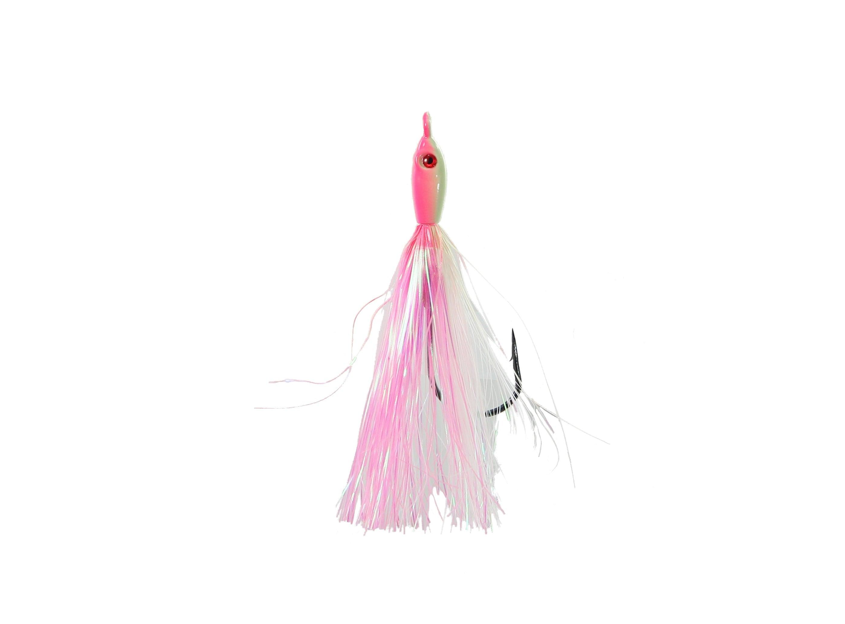 Jigging World Fluke Candy Teasers V2 with Mylar Flash - Premium Saltwater Fishing Lures for Fluke, Flounder & Striped Bass - Perfect for Inshore & Offshore Fishing Trips