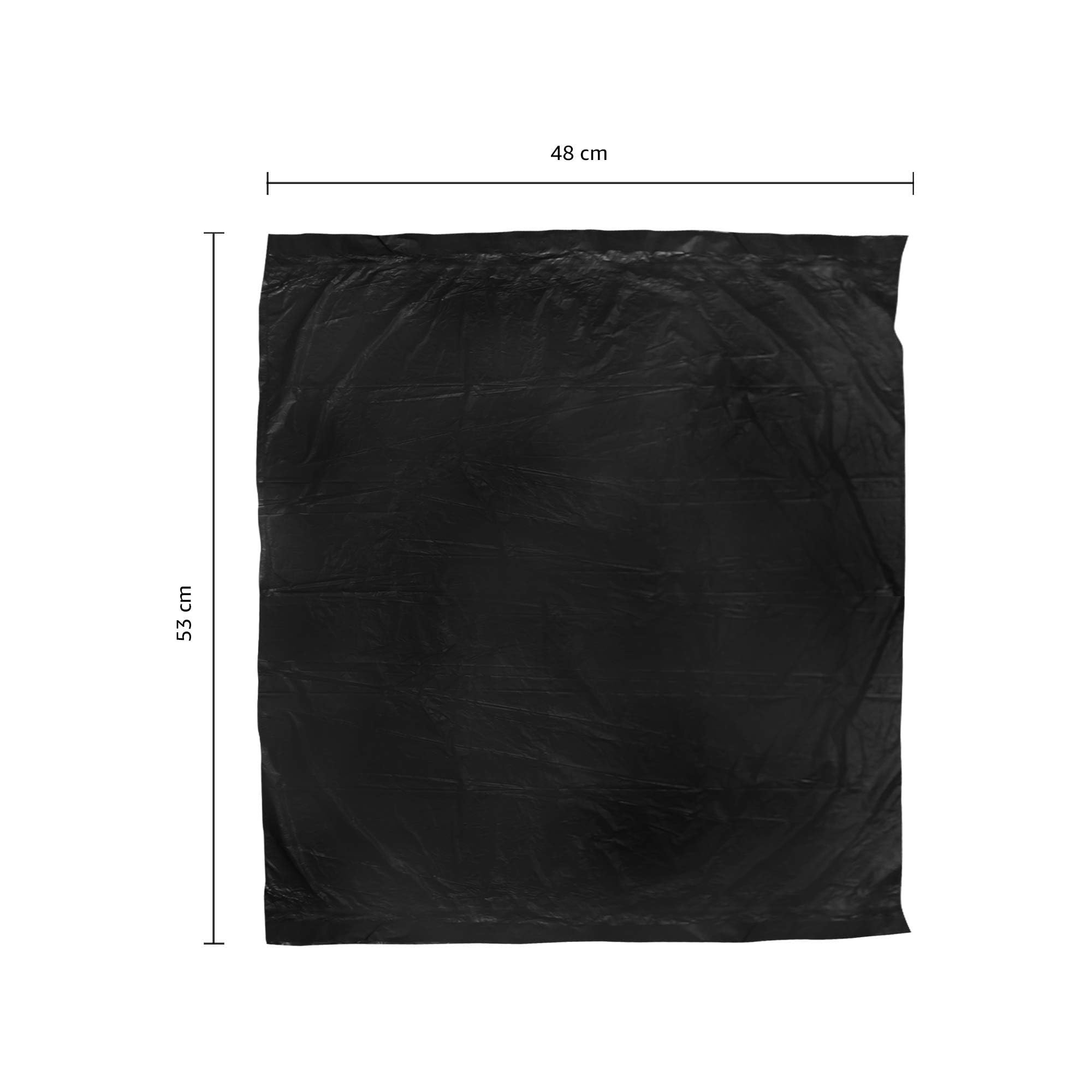 Presto! 180 Count Medium Garbage Bags - 30 Bags x 6 Rolls (19x21 Inches) | Heavy Duty Trash Bags for Kitchen, Bathroom & Office | Leakproof for Wet & Dry Waste | Black Wastebasket Liners