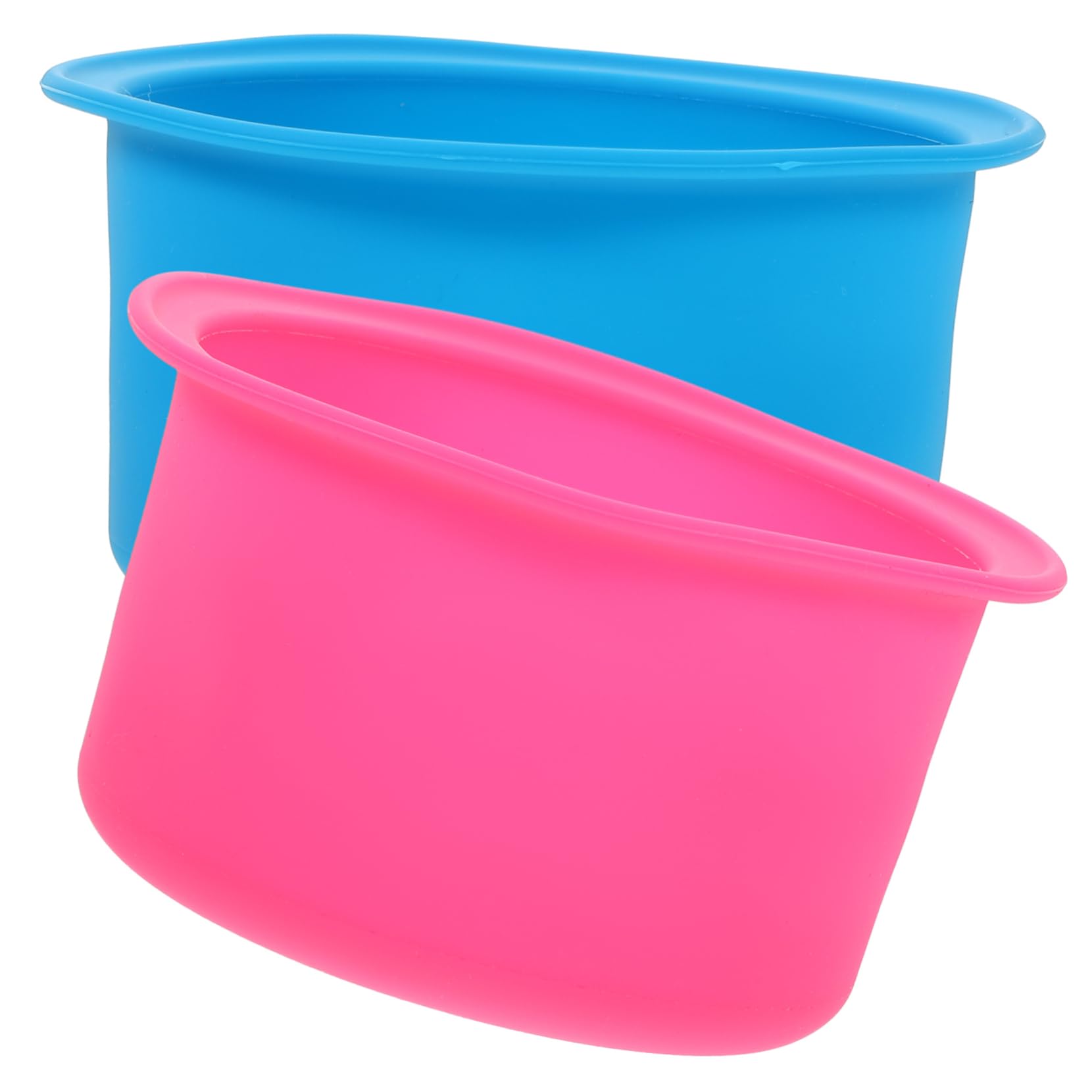 2Pcs Silicone Wax Melting Pot Replacement Bowls - Heat-Resistant Inner Liner for Wax Warmer Machine, Wax Heater & Facial Waxing - Perfect for DIY Hair Removal, Spa Treatments & Beauty Salons