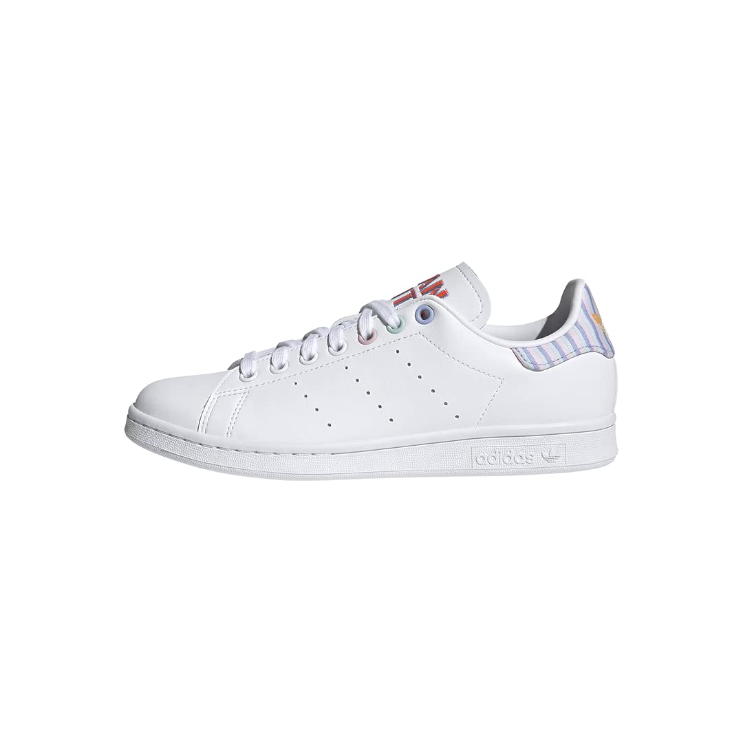 adidas Originals Women's Stan Smith Sustainable Sneakers - White Vegan Leather Tennis Shoes for Women | Eco-Friendly Fashion, Casual Wear & Gym Workouts