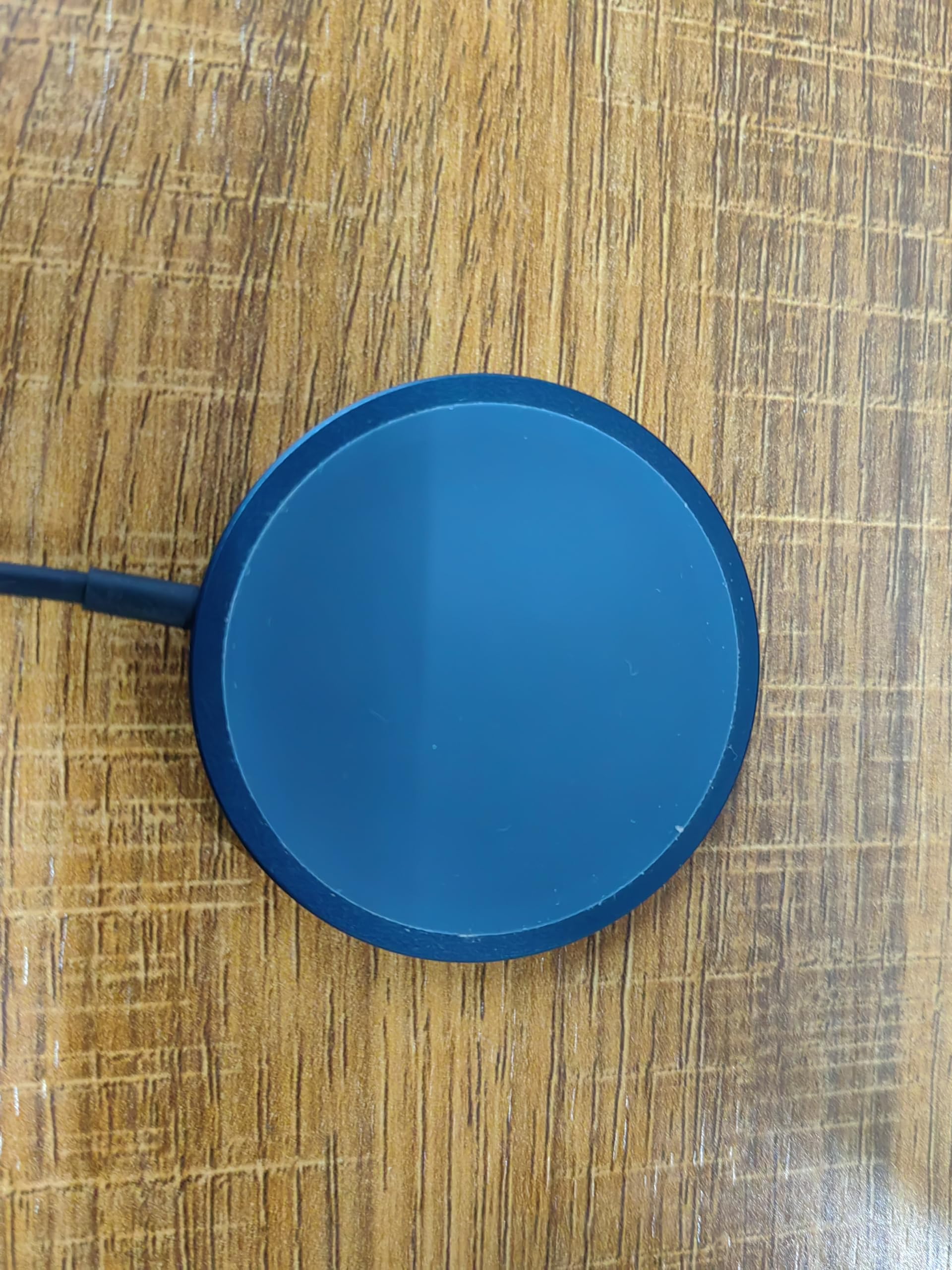 15W Fast Magnetic Wireless Charger for iPhone 16/15/14/13/12 Series & AirPods 4/3/2/Pro/Pro2 - Magsafe-Compatible Charging Pad with Strong Magnet (Blue) | Perfect for Home, Office & Travel Use