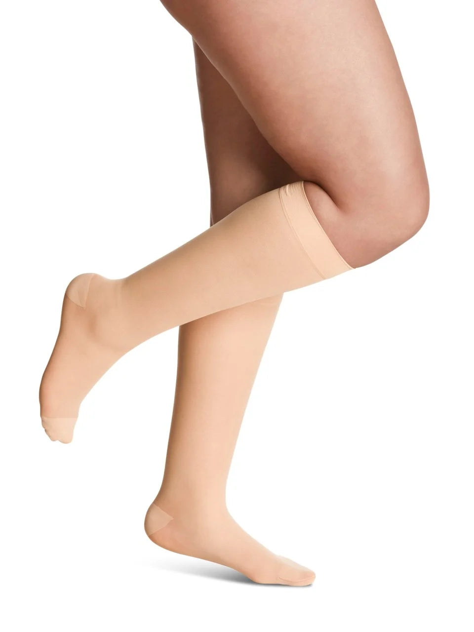 Sigvaris Sheer Calf 15-20 mmHg Women's Closed Toe Compression Stockings for Circulation & Varicose Veins Relief - Perfect for Nurses, Travel & Daily Wear