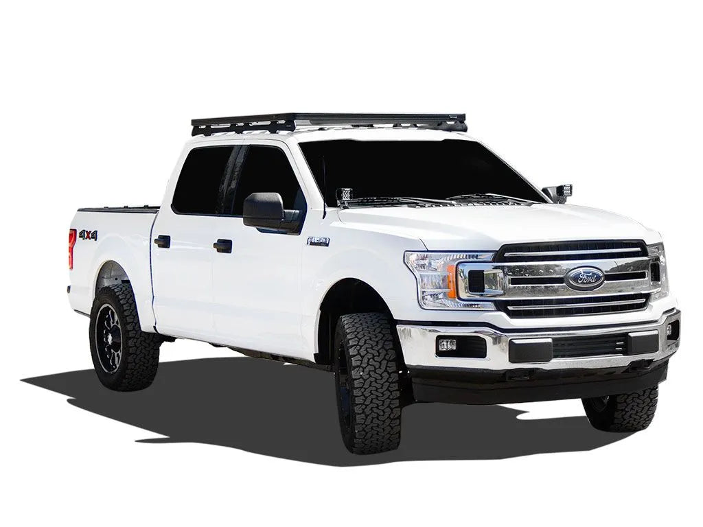 2009-2023 Ford F150 Slimline II Low Profile Roof Rack Kit by Front Runner Outfitters | Heavy Duty Aluminum Truck Bed Rack for Camping & Off-Road Adventures