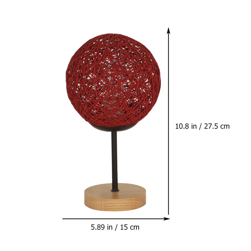 Uonlytech Modern Rattan Woven Desk Lamp - Adjustable LED Table Light for Home Office, Bedroom, Study Room | Energy Saving Eye-Caring Reading Light with Touch Control & Dimmable Brightness (1PC) | Perfect for Night Reading, Working, and Home Decor
