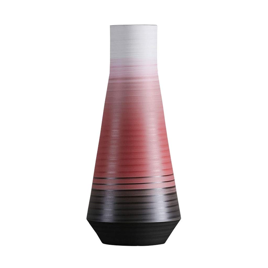Nordic Creative Gradient Ceramic Vase - Large Luxury Flower Vase for Home Decor, Living Room Centerpiece, Wedding & Party Floral Arrangements