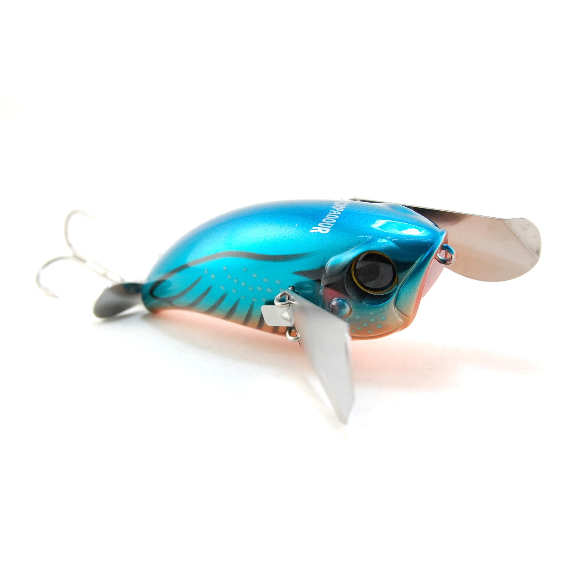Jackall Pompadour Fishing Lure - Topwater Bass Bait for Freshwater & Saltwater - Perfect for Casting & Retrieving in Lakes, Rivers, and Ponds