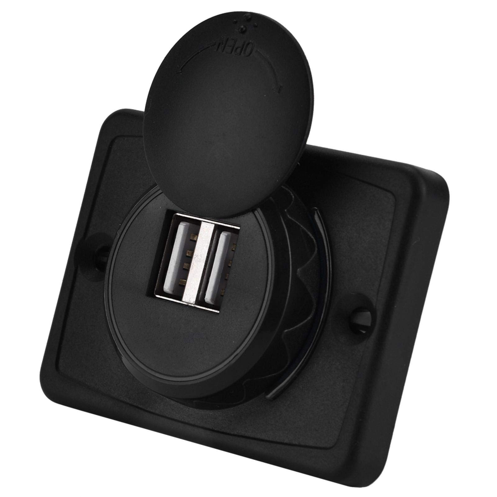 Dual USB Charger Socket - High & Low Temperature Resistant, Waterproof, Smart Charging for Yachts, RVs, Buses & Ships - Perfect for Marine, Road Trips & Outdoor Adventures