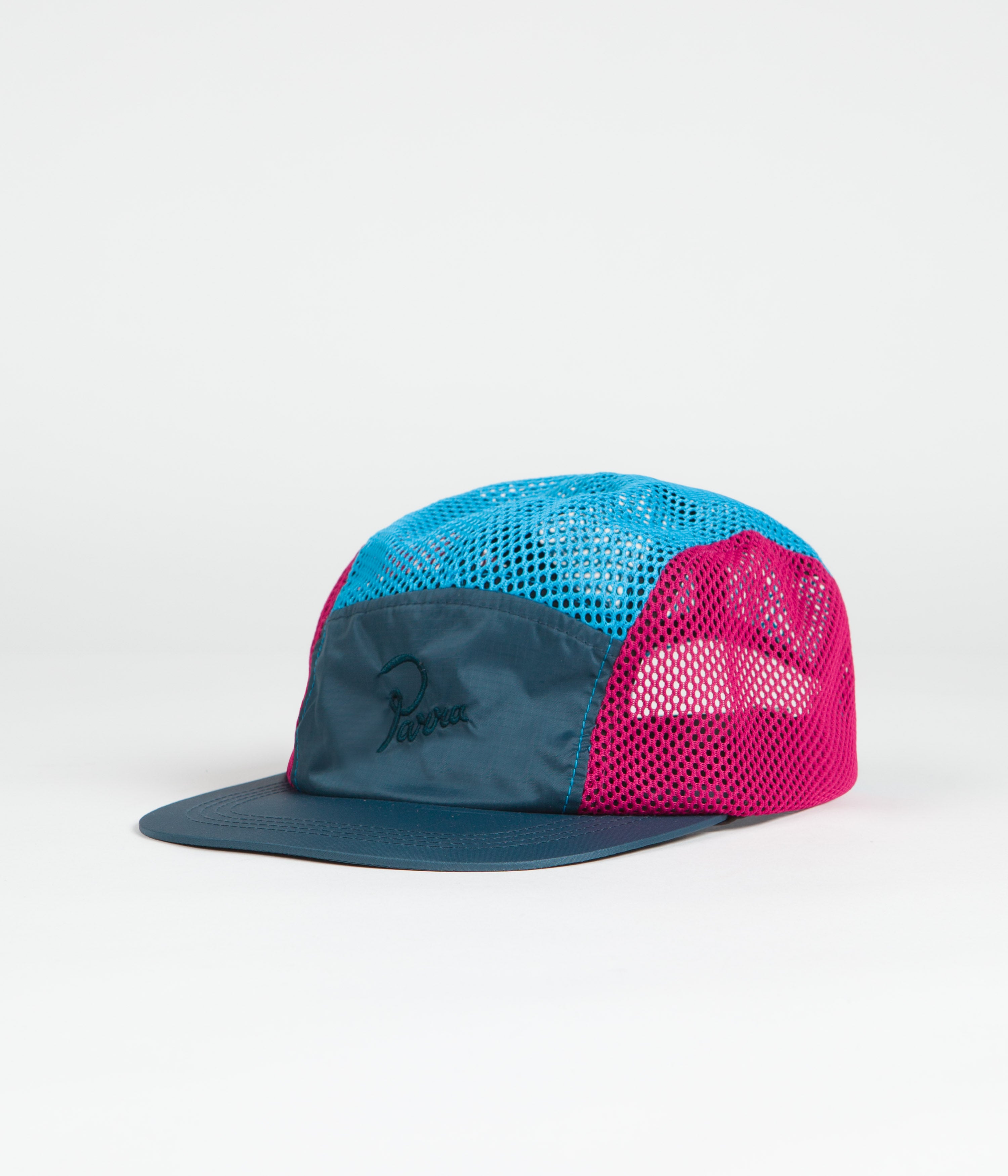 Parra Run Away Logo Mesh Volley Cap - Stylish Adjustable Baseball Hat for Men & Women - Perfect for Running, Hiking, and Outdoor Sports