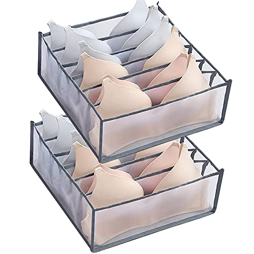 2PCS(Bra Grids,Gray)