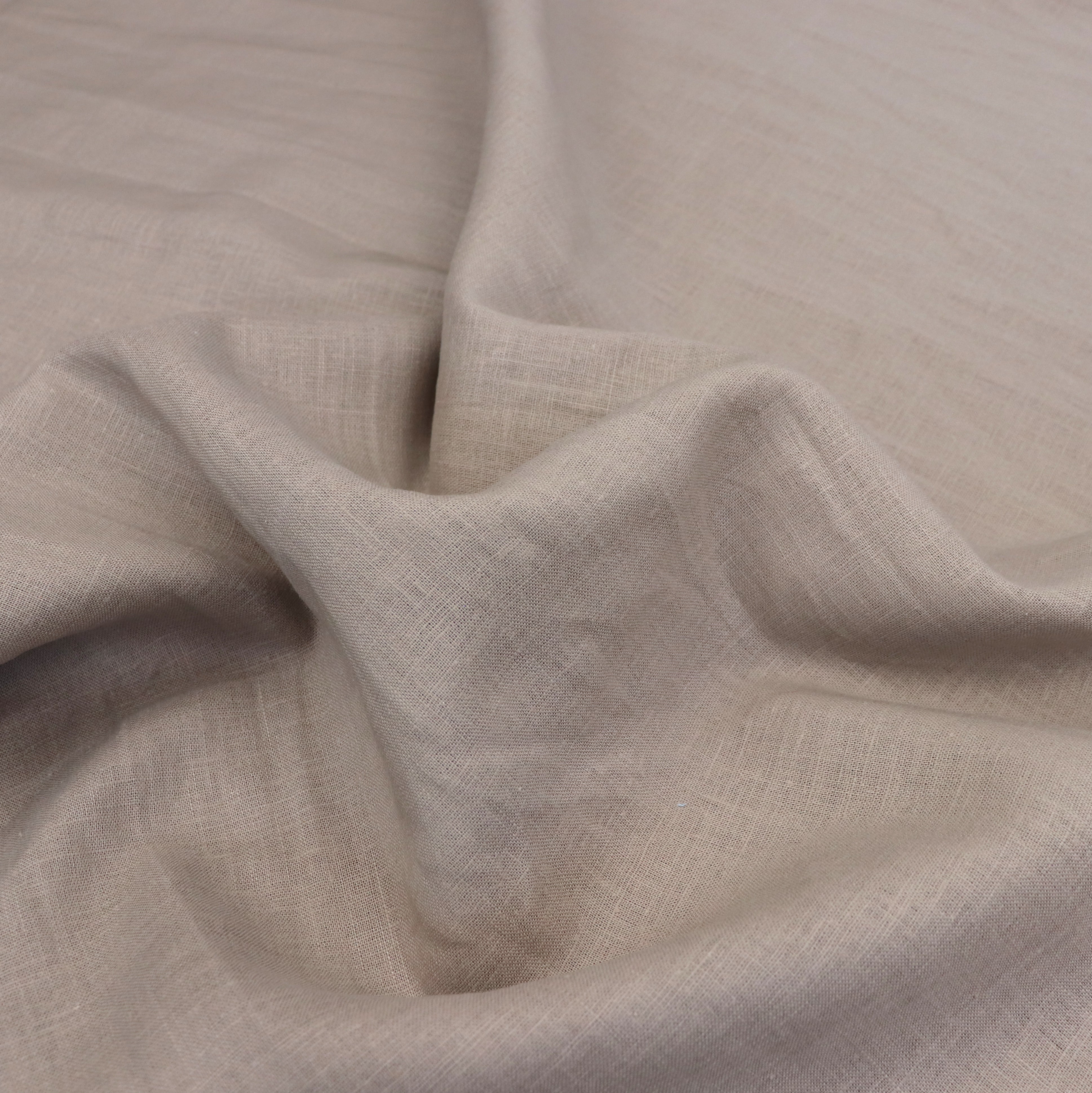 Premium Washed Linen Cotton Blend Lightweight Shirt - Soft & Breathable Taupe Color - Perfect for Summer Outfits, Beach Vacations & Casual Wear