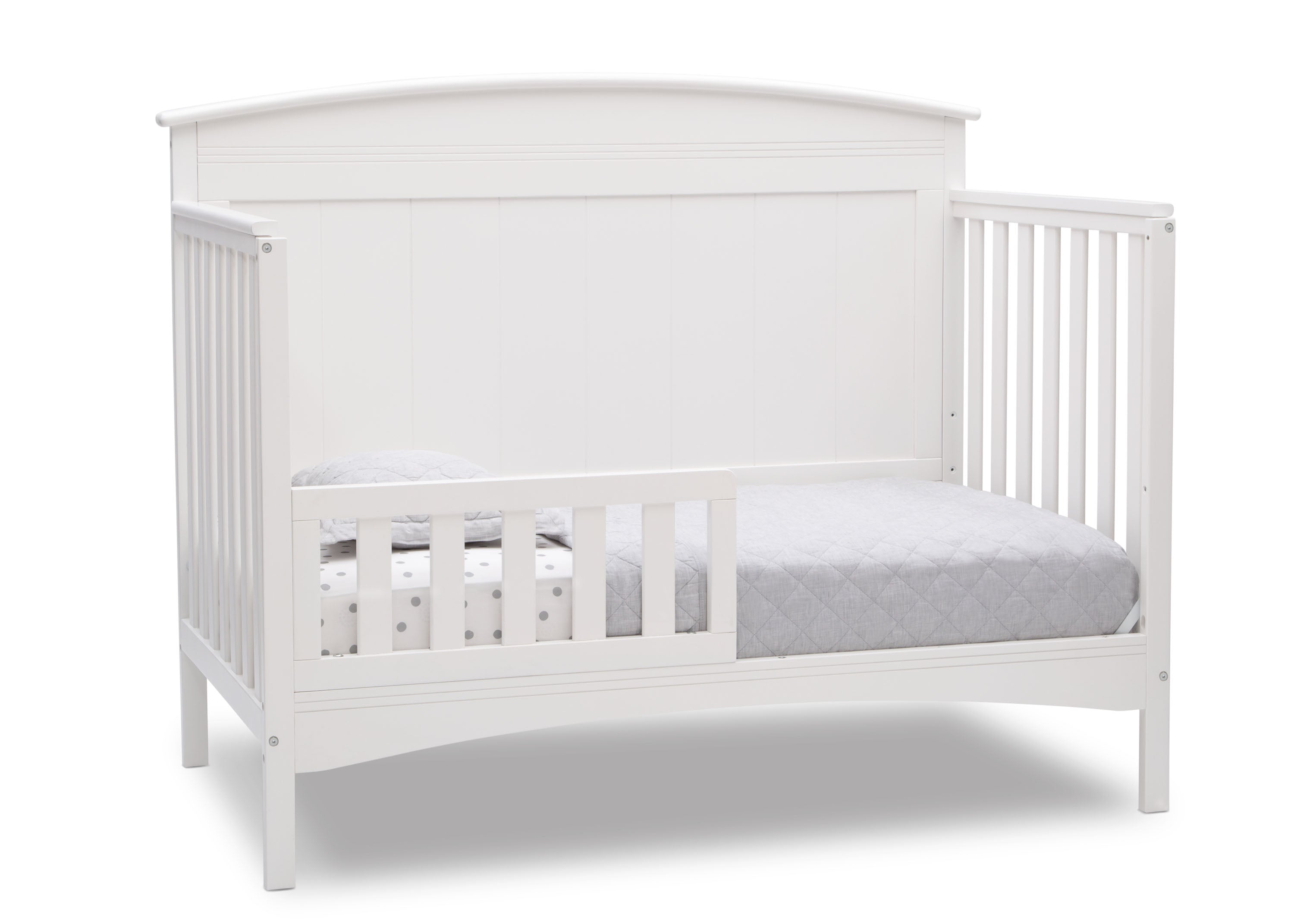 Archer Deluxe 6-in-1 Convertible Baby Crib - Toddler Bed, Daybed & Full-Size Bed - Safe Nursery Furniture for Newborns & Kids - Perfect for Bedrooms, Daycare & Guest Rooms