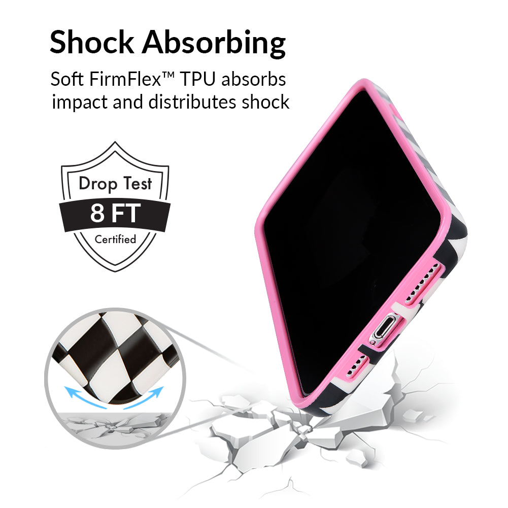 Vibe Check iPhone Case - Trendy Protective Cover for iPhone 12/13/14/15 - Durable Shockproof & Slim Design - Perfect for Everyday Use, Travel & Outdoor Activities