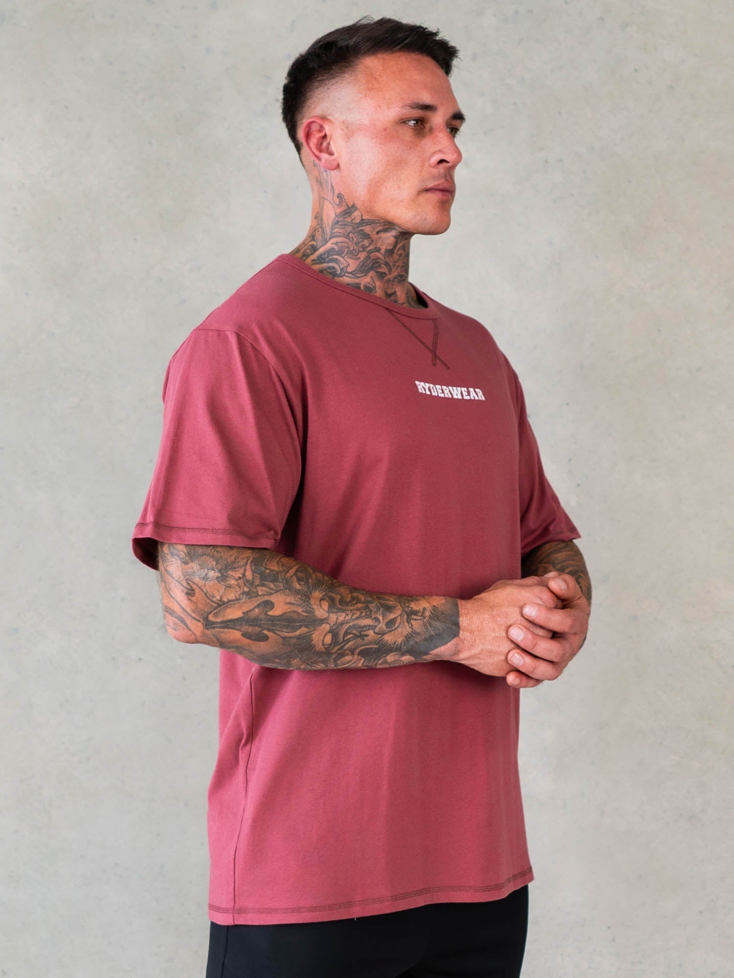 Octane T-Shirt - Red Oxide Color | Comfortable & Stylish Men's Tee for Casual Wear, Gym, and Everyday Outfits