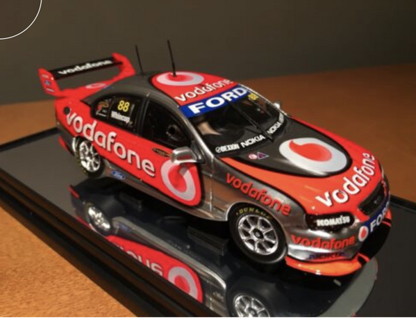 1:43 Scale Ford BF Falcon Vodafone Racing Car - Jamie Whincup 2008 Model 2088 | Diecast Collectible for Racing Fans & Display Showcase