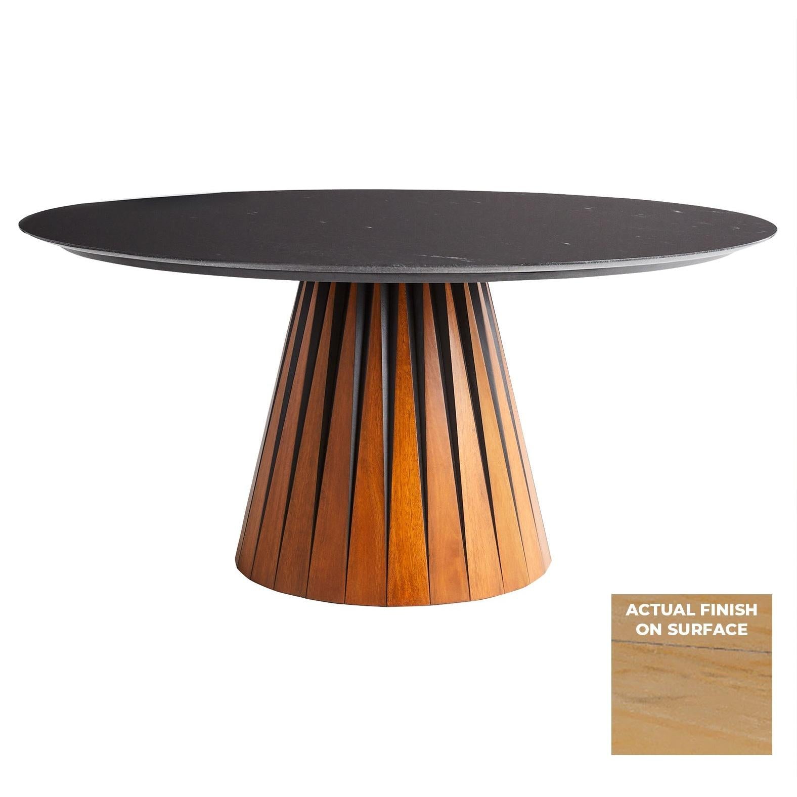 Cyan Design 11816 Bourbon Dining Table - Medium Brown Finish - Perfect for Kitchen, Dining Room & Farmhouse Style Decor
