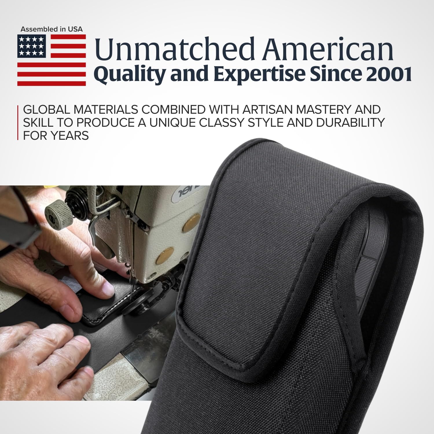 Durable Turtleback Case for Samsung Galaxy S24/S23/S22/S21/S20 Ultra - Black Nylon Vertical Pouch with Rotating Belt Clip | Compatible with OtterBox Defender & Bulky Cases | Perfect for Outdoor Activities, Work & Daily Use