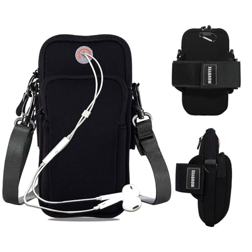 6-Black with Crossbody Strap&Hook