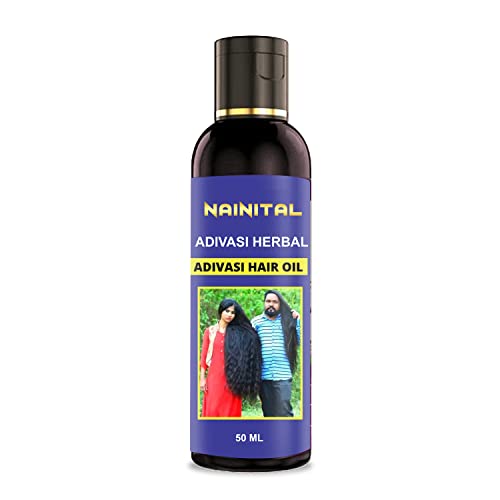 Nainatural Adivasi Hair Oil for Hair Growth & Hair Fall Control - 100ml (Pack of 1) - Natural Ayurvedic Treatment for Men & Women - Perfect for Daily Scalp Massage & Damaged Hair Repair
