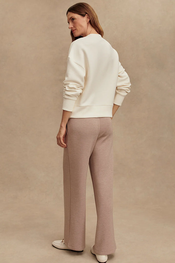 Varley Addelyn Sweater - Women's Ivory Knit Pullover for Fall & Winter | Cozy Casual Wear for Office, Dates & Weekend Outings