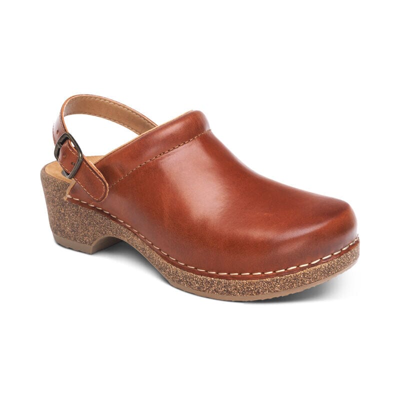 AETREX BECKIE Cork Clog Shoes - Comfortable Women's Slip-On Sandals for Walking & Casual Wear | Final Sale